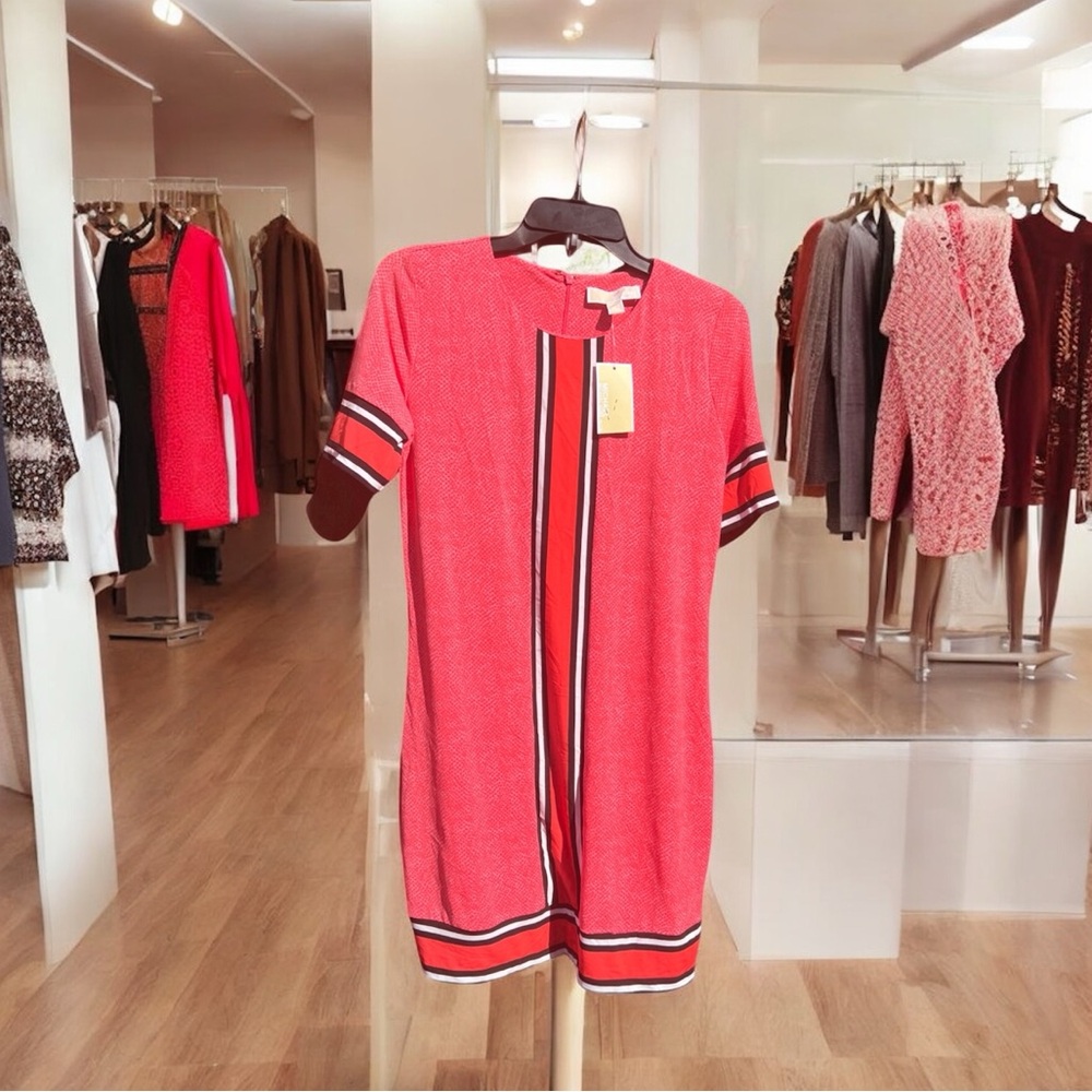 MICHAEL Michael Kors Striped Dress Retro Vintage Deadstock NWT NEW Stylish